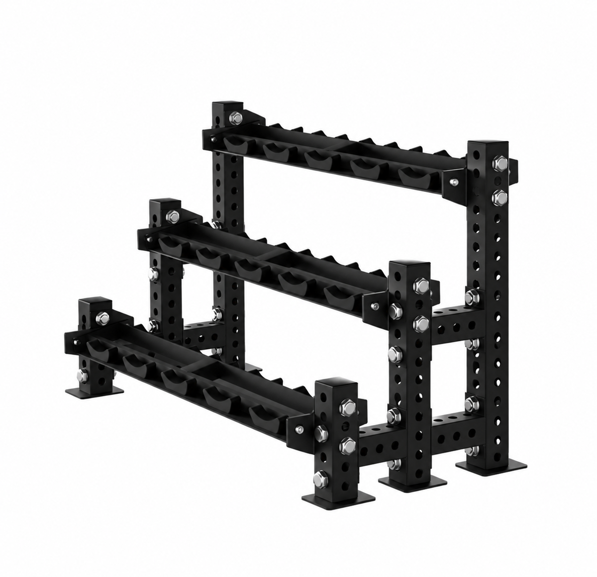 HELIX III-S - 3-Tier Saddle Dumbbell Rack