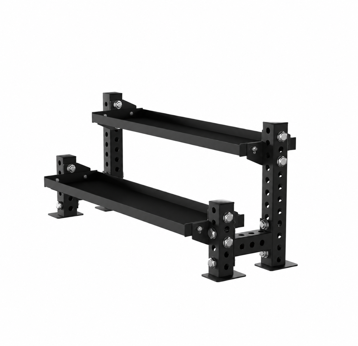 HELIX II-F - 2-Tier Flat Dumbbell Rack